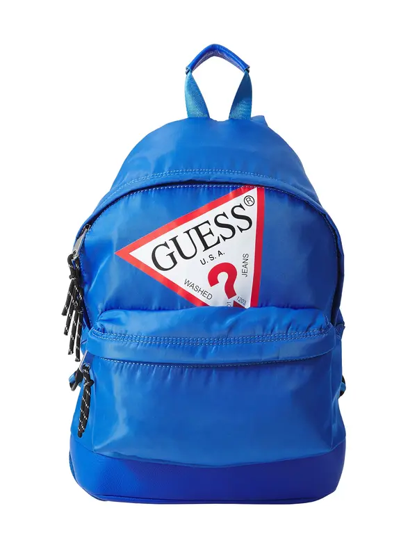 GUESS GUESS Nahrbtnik  temno modra / rdeča / črna / bela