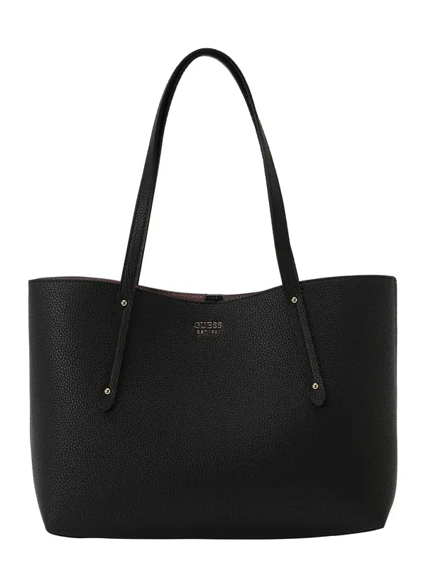 GUESS GUESS Nakupovalna torba 'BRENTON TOTE'  črna