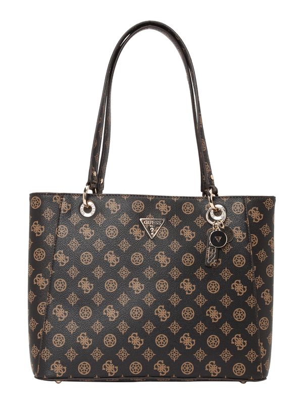 GUESS GUESS Nakupovalna torba 'NOELLE'  mokka / temno rjava