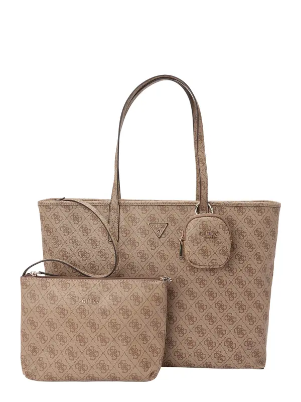 GUESS GUESS Nakupovalna torba 'POWER PLAY II LARGE TECH TOTE'  kapučino