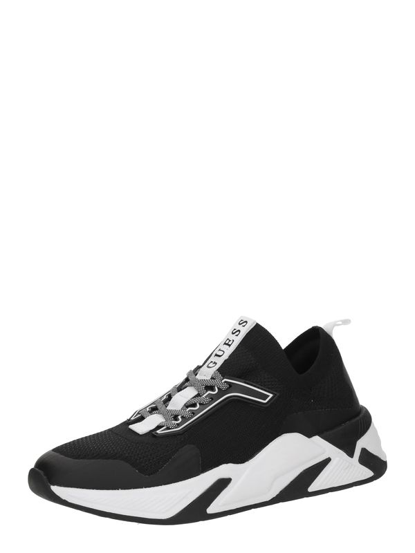 GUESS GUESS Natikač 'GAXTIN'  črna / bela