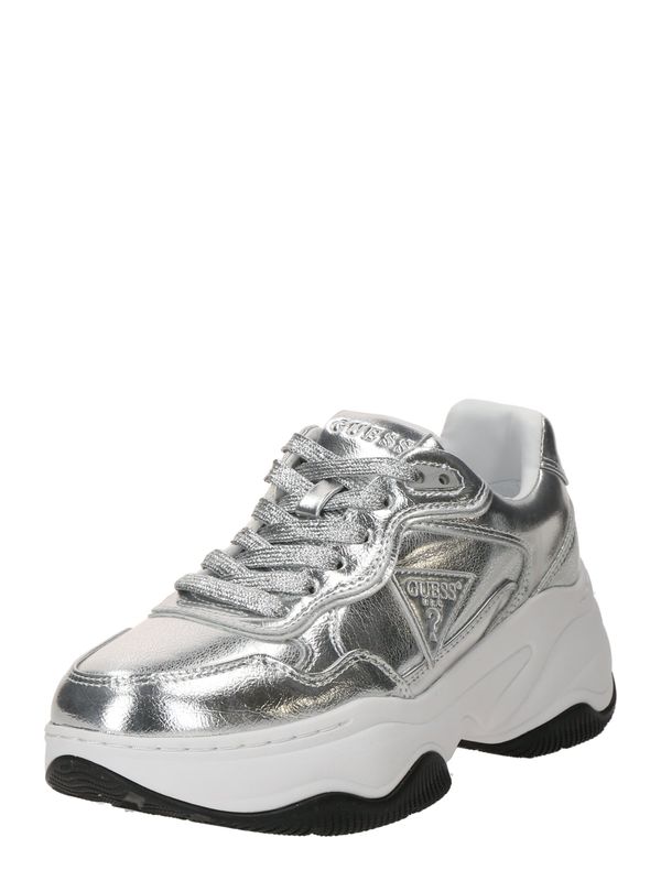 GUESS GUESS Nizke superge 'HAPYY'  srebrna