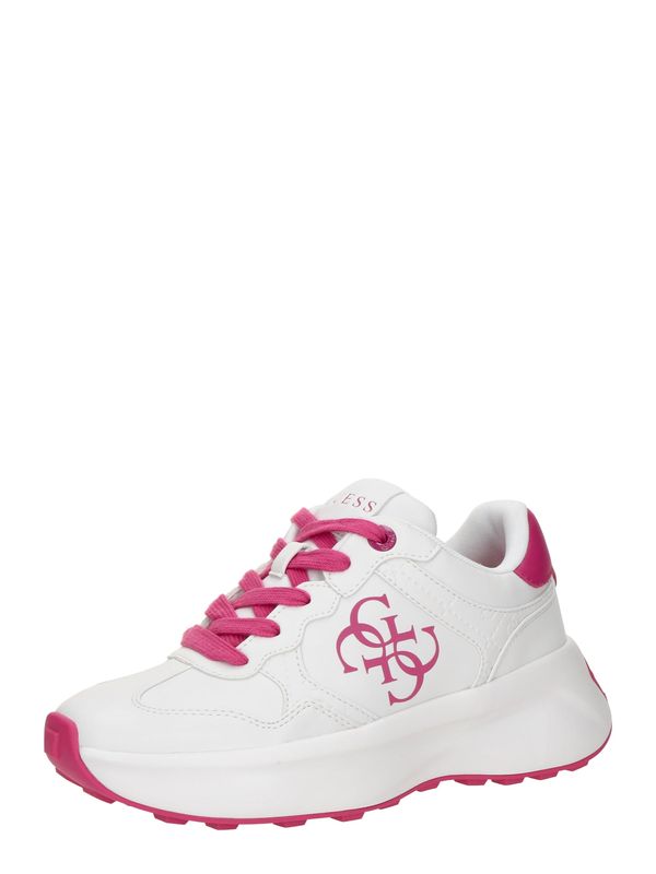GUESS GUESS Nizke superge 'LUCKEI'  magenta / bela