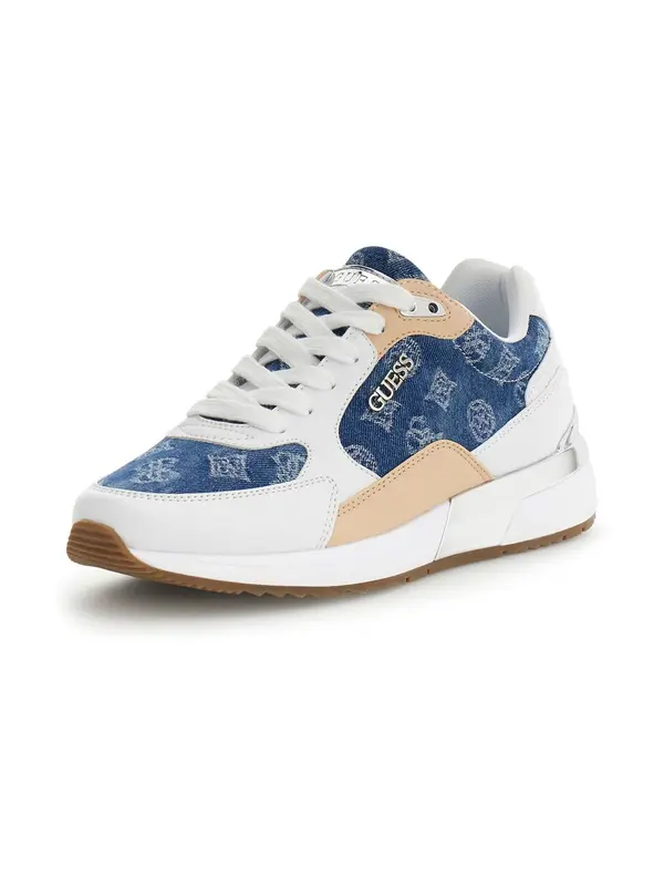 GUESS GUESS Nizke superge 'Moxea20'  kamela / moder denim / bela
