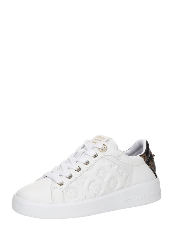 GUESS GUESS Nizke superge 'RONII'  rjava / črna / bela