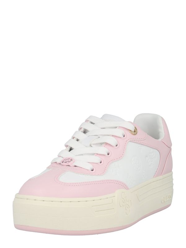 GUESS GUESS Nizke superge 'SWOLE'  roza / bela