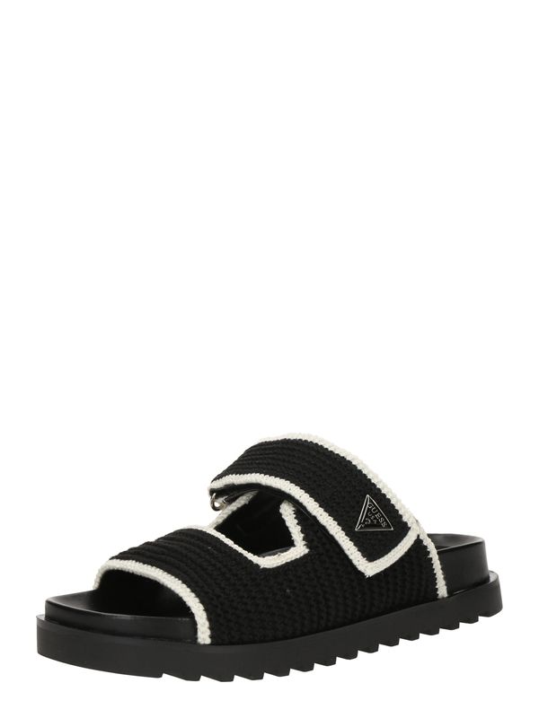 GUESS GUESS Nizki natikači 'FADENNA'  črna / bela