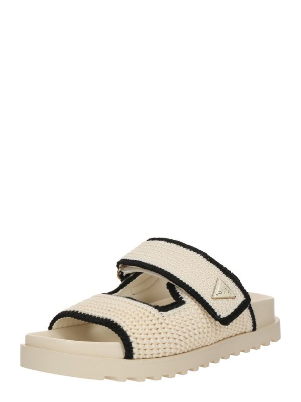 GUESS GUESS Nizki natikači 'FADENNA'  kremna / črna