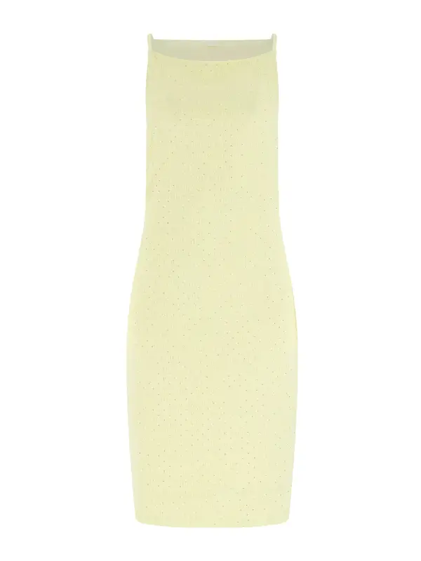GUESS GUESS Obleka 'FRANCINE'  pastelno rumena