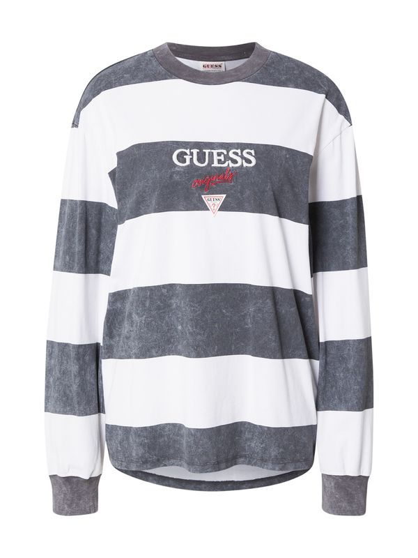 GUESS Originals GUESS Originals Majica  antracit / svetlo rdeča / bela