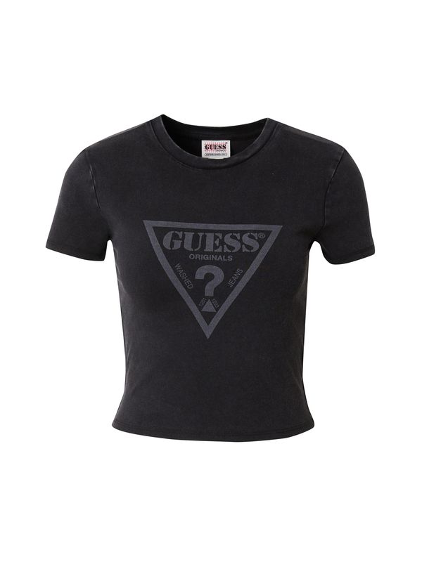 GUESS Originals GUESS Originals Majica  dimno-siva / črna