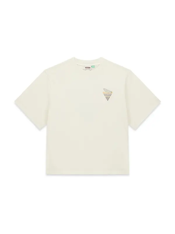 GUESS Originals GUESS Originals Majica  pesek / žafran / temno siva