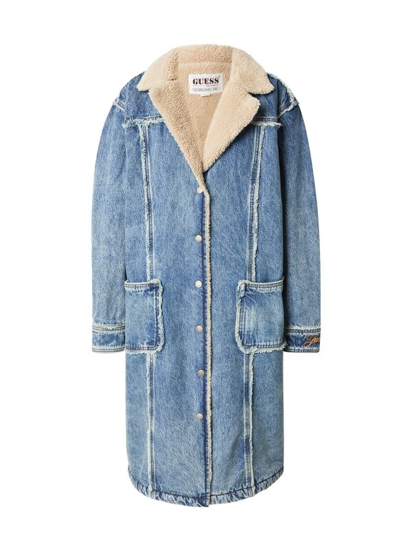 GUESS Originals GUESS Originals Prehoden plašč  bež / moder denim