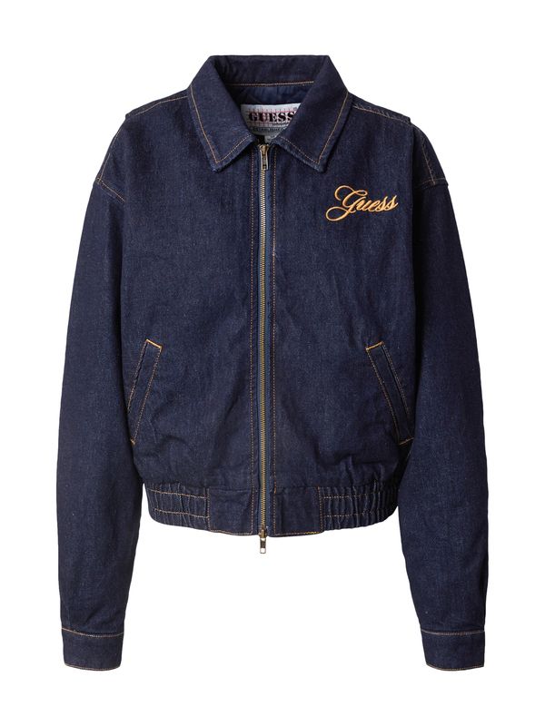 GUESS Originals GUESS Originals Prehodna jakna  temno modra / zlato-rumena