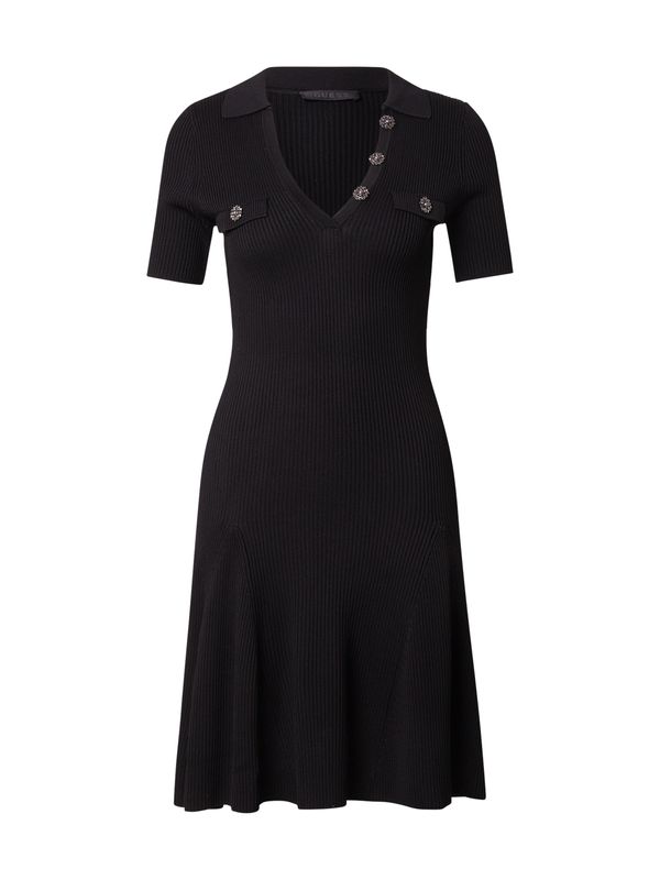 GUESS GUESS Pletena obleka 'PAULA'  črna