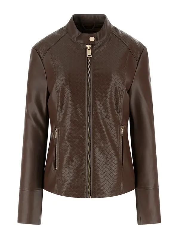 GUESS GUESS Prehodna jakna 'CLAUDINE'  temno rjava