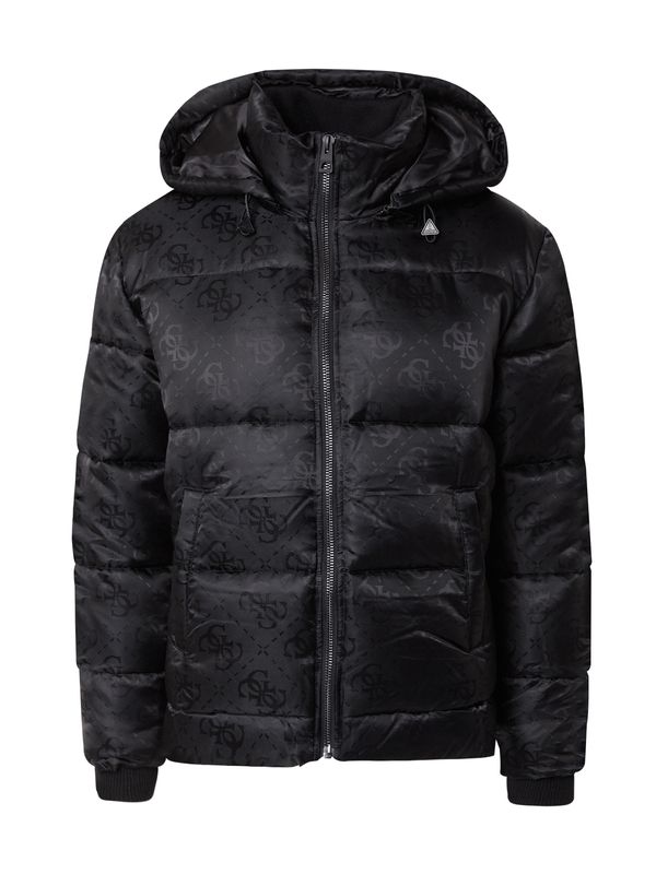 GUESS GUESS Prehodna jakna  črna