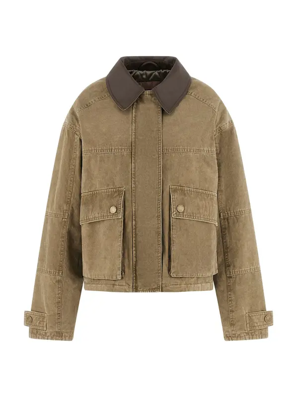 GUESS GUESS Prehodna jakna 'Manon'  rjava / umbra