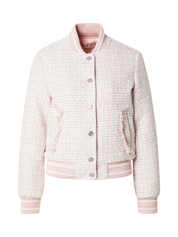 GUESS GUESS Prehodna jakna 'NEW GLORIA'  roza / srebrna / bela