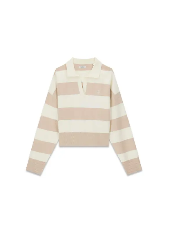 GUESS GUESS Pulover  ecru / rjava