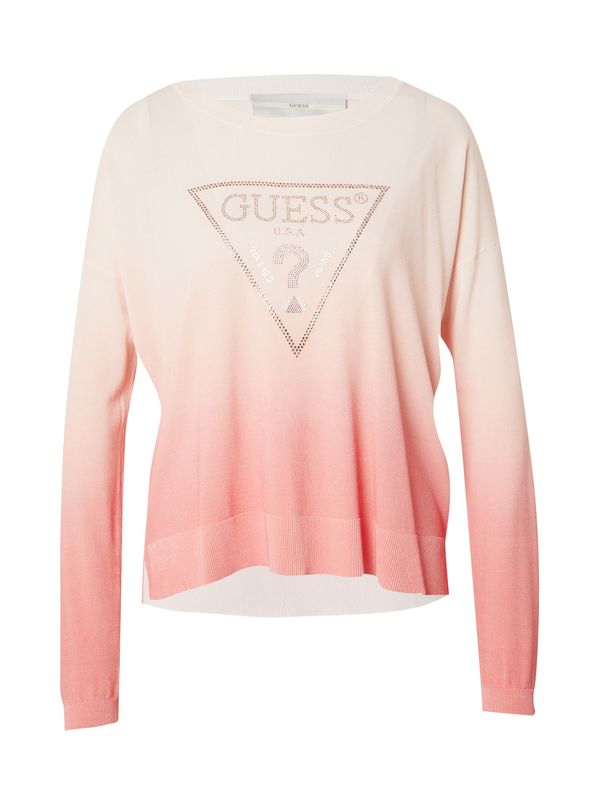 GUESS GUESS Pulover 'IRENE'  zlata / breskev