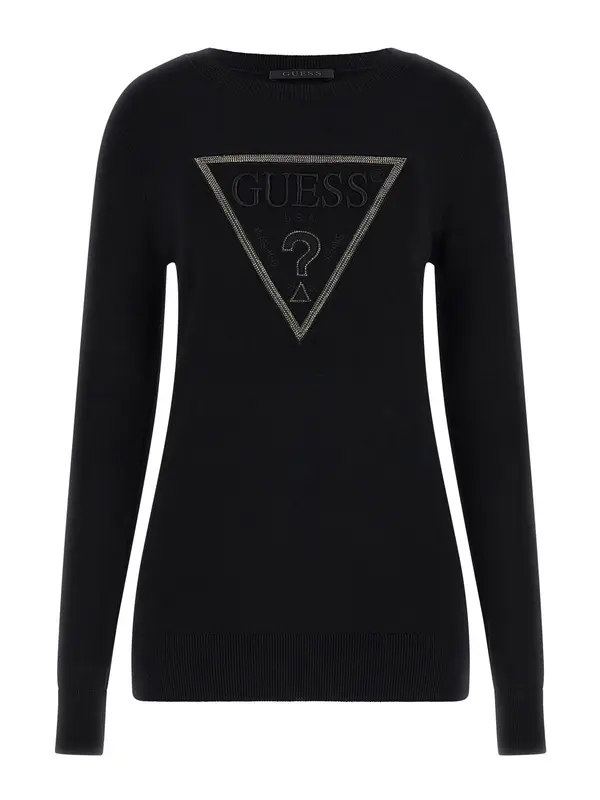 GUESS GUESS Pulover 'SASHA'  siva / črna