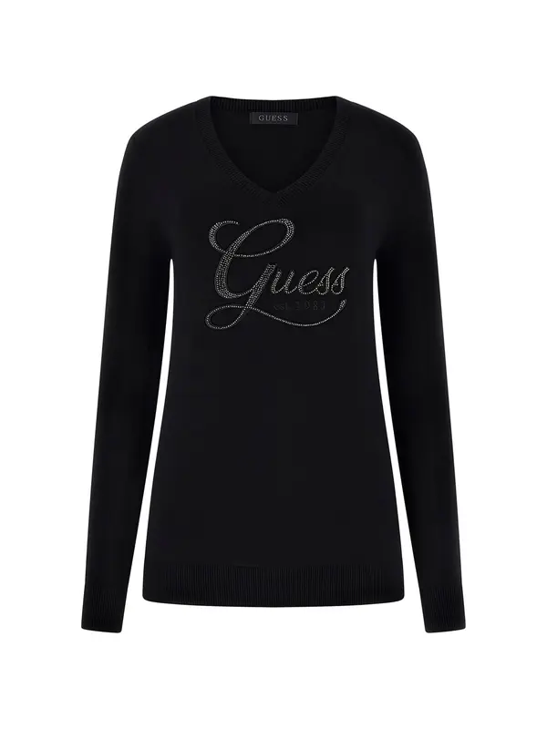 GUESS GUESS Pulover 'STEPHANIE'  črna