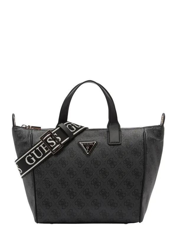 GUESS GUESS Ročna torbica 'Follie'  siva / črna