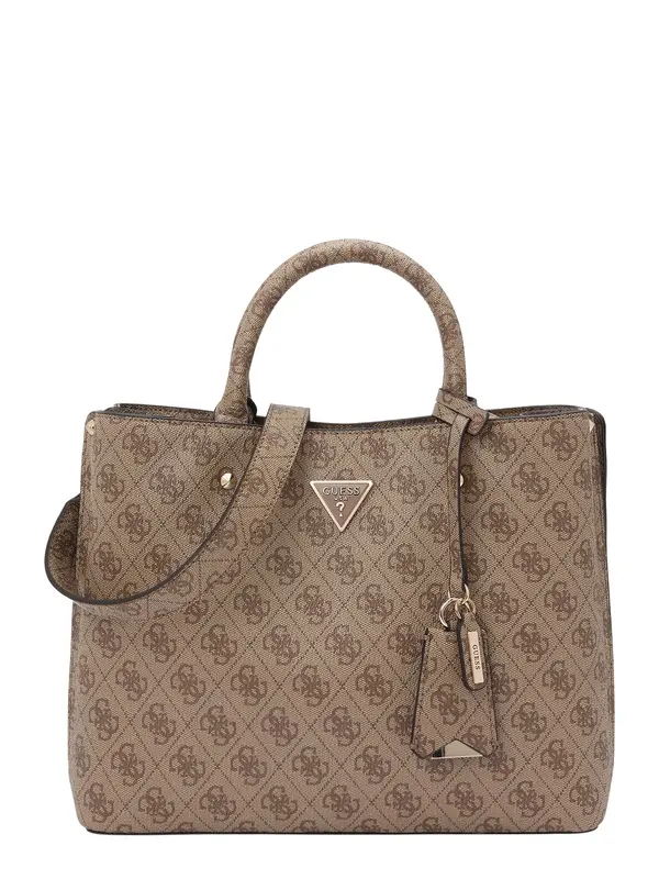 GUESS GUESS Ročna torbica 'MERIDIAN II GIRLFRIEND SATCHEL'  rjava / svetlo rjava