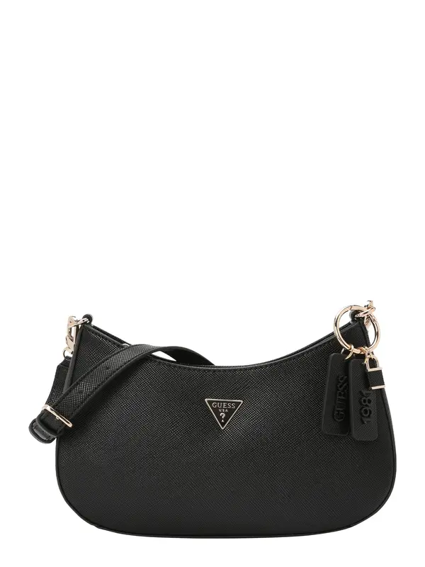 GUESS GUESS Ročna torbica 'NOELLE II TOP ZIP SHOULDER BAG'  črna