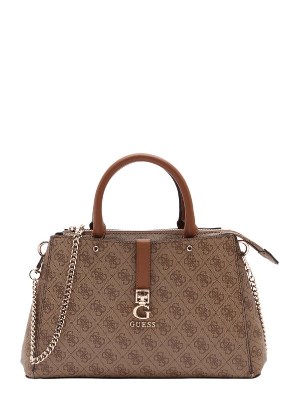 GUESS GUESS Ročna torbica 'Zamira'  kamela / temno bež / zlata