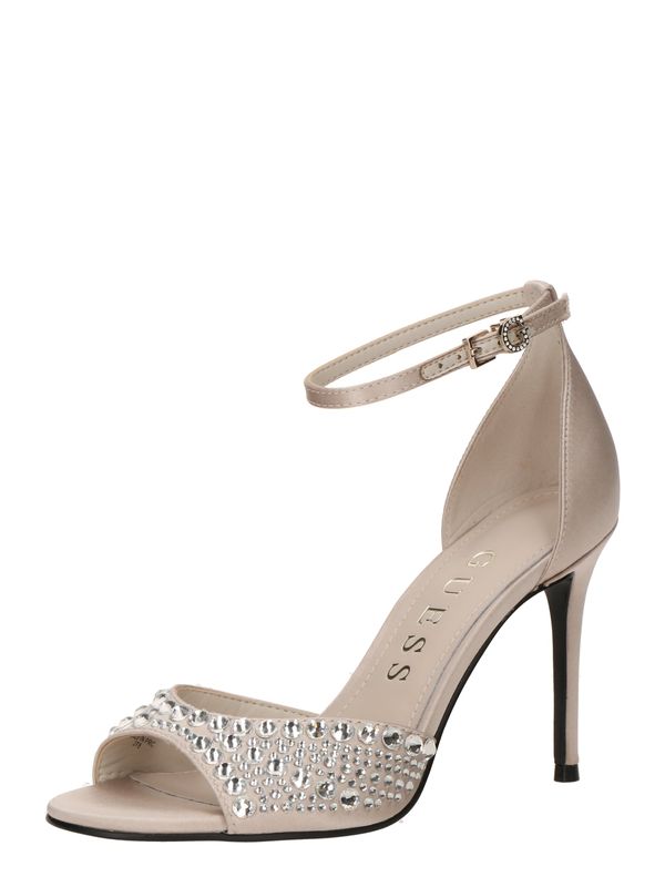 GUESS GUESS Sandali s paščki 'KABLE'  nude / bela