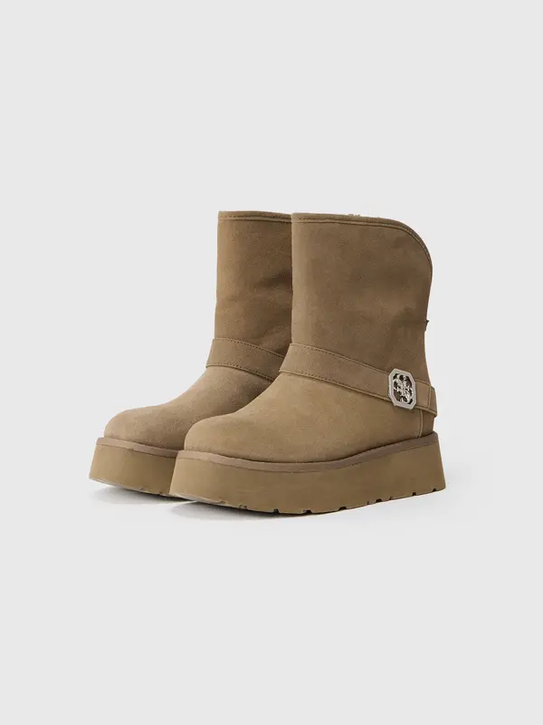 GUESS GUESS Škornji 'DOLSAY2'  kaki