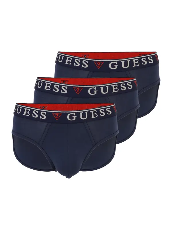 GUESS GUESS Spodnje hlačke 'BRIAN HERO'  temno modra / rdeča / bela