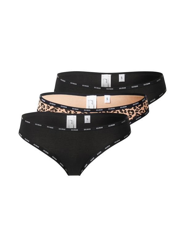 GUESS GUESS Spodnje hlačke  mokka / črna / bela