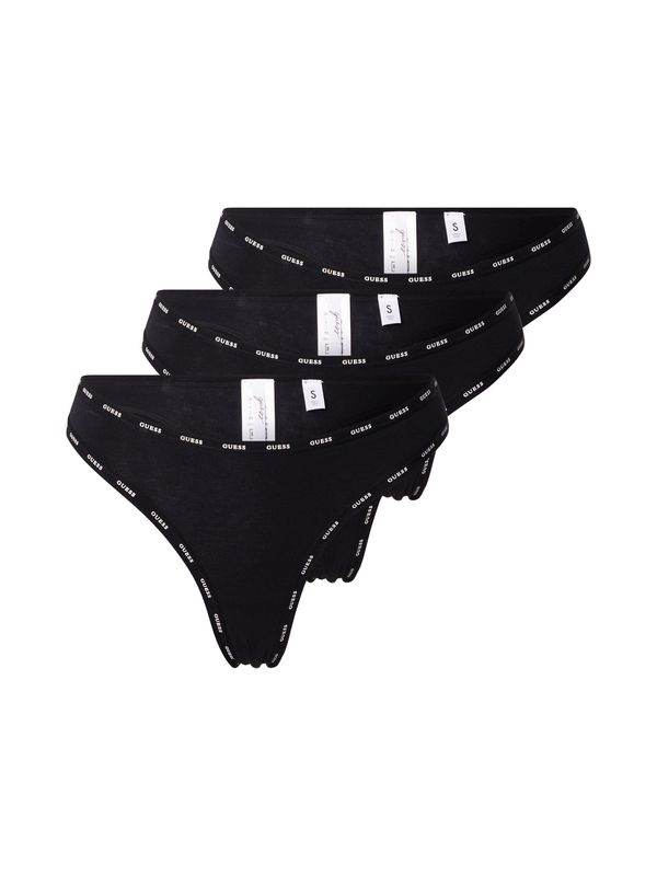 GUESS GUESS Tangice  črna / bela