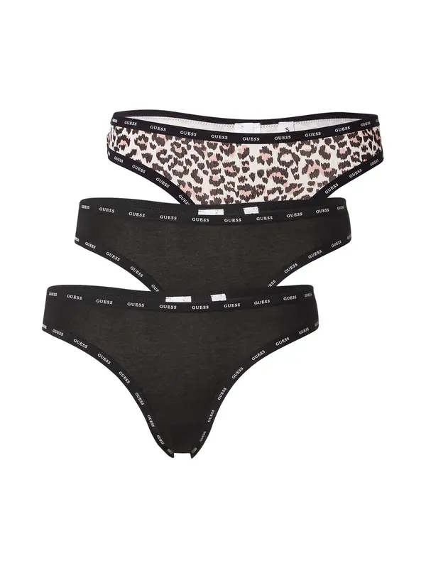 GUESS GUESS Tangice  nude / črna / bela