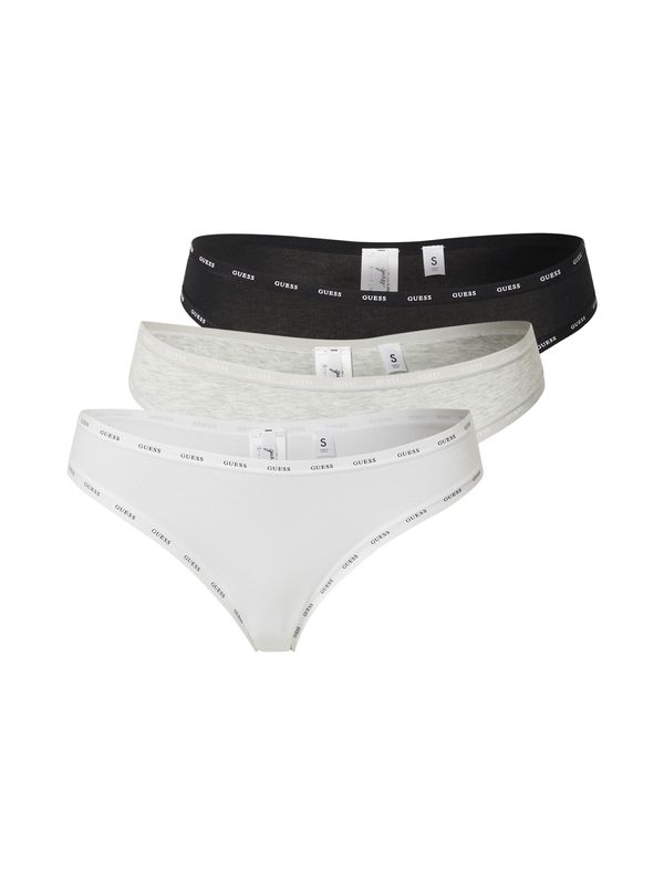 GUESS GUESS Tangice  pegasto siva / črna / bela