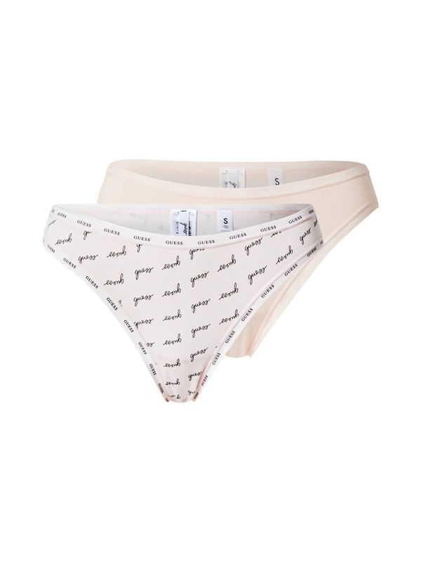 GUESS GUESS Tangice  puder / pastelno roza / črna