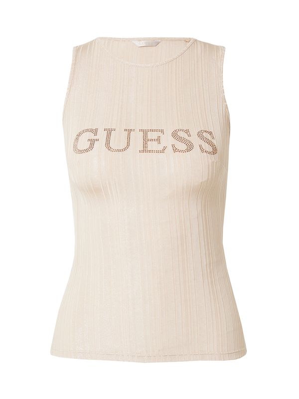 GUESS GUESS Top 'CRISTINA'  bež / zlata