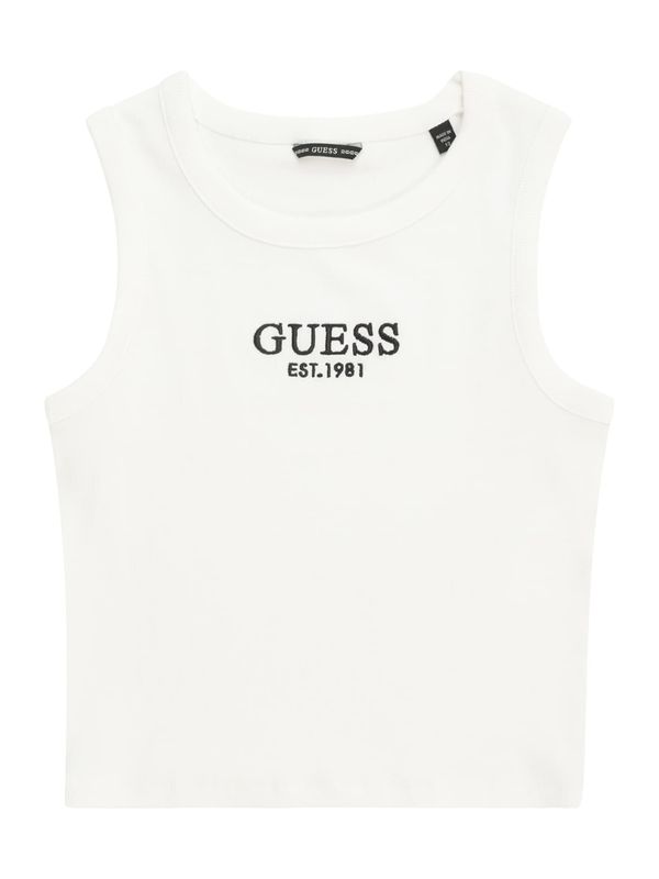 GUESS GUESS Top  črna / bela