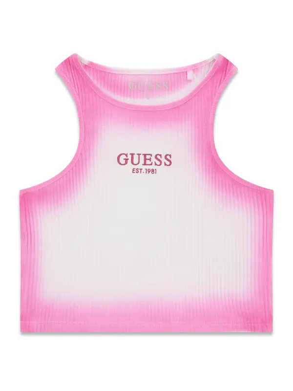GUESS GUESS Top  orhideja / magenta / bela
