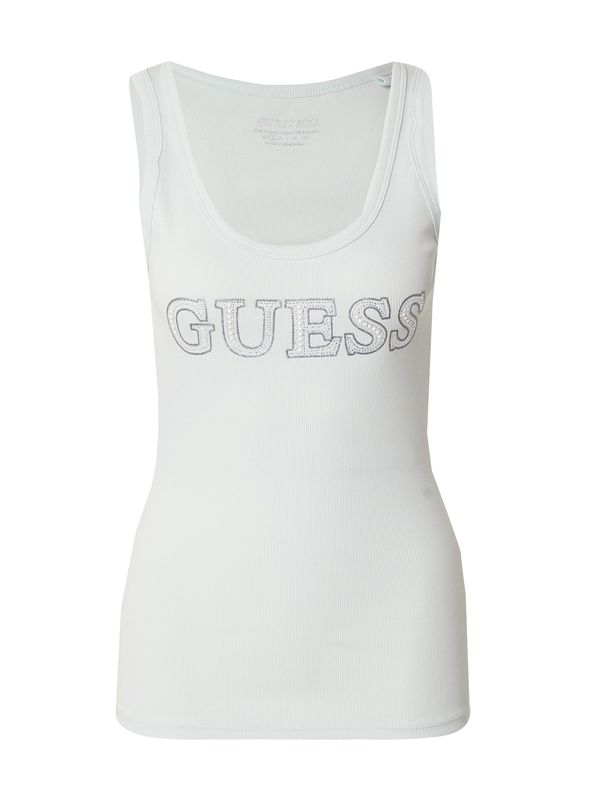 GUESS GUESS Top  pastelno modra / srebrna / biserno bela