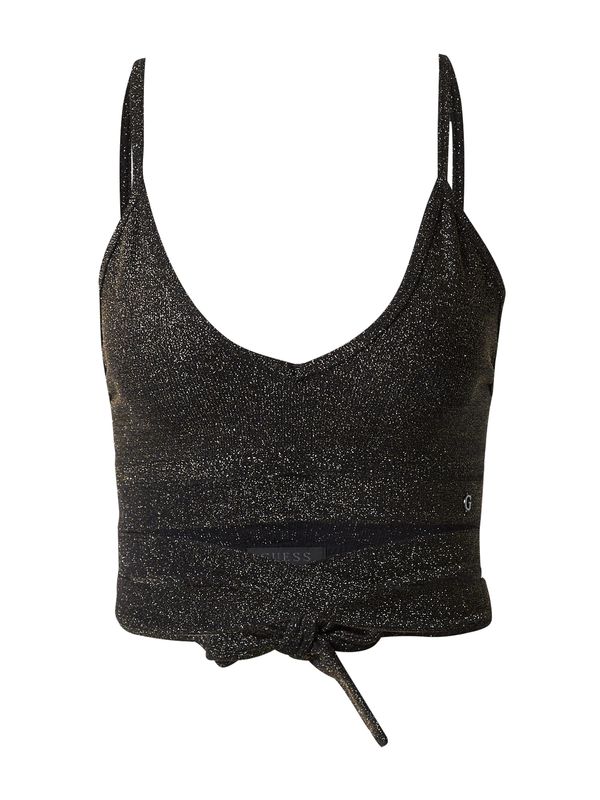 GUESS GUESS Top 'ROXY'  črna / srebrna