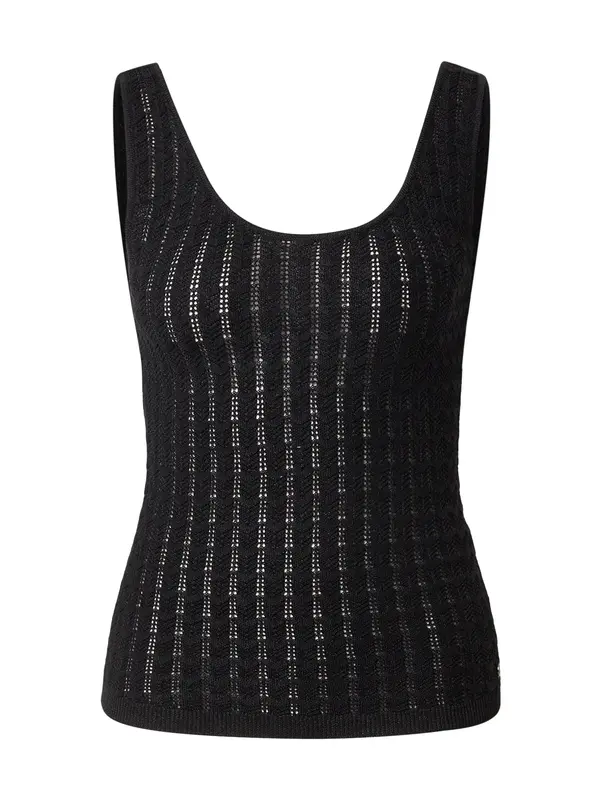 GUESS GUESS Top z naramnicami 'ROSALYN'  črna