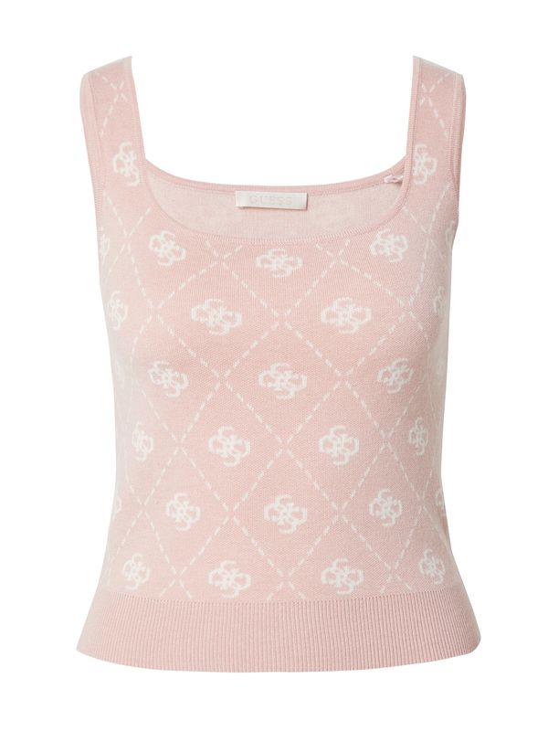 GUESS GUESS Top z naramnicami 'SARAH'  roza / bela