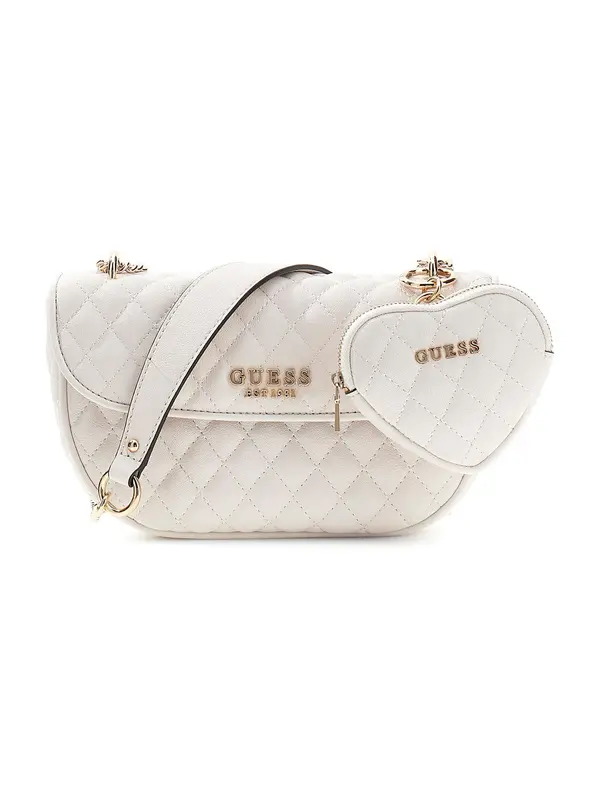 GUESS GUESS Torba za čez ramo 'Atabey'  bela