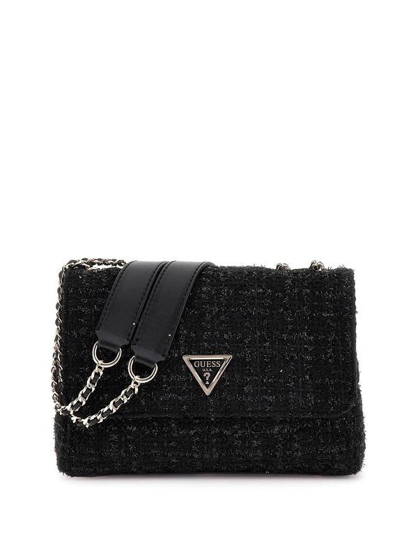 GUESS GUESS Torba za čez ramo 'Giully'  črna / srebrna