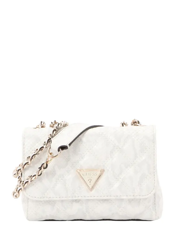 GUESS GUESS Torba za čez ramo 'GIULLY II MINI'  svetlo siva / off-bela