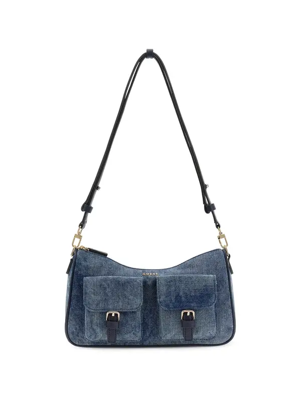 GUESS GUESS Torba za čez ramo 'Kassie'  moder denim